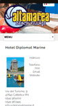 Mobile Screenshot of hotel-diplomat-marine-cattolica.altamareabeachvillage.it