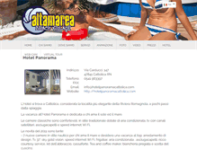 Tablet Screenshot of hotel-panorama-cattolica.altamareabeachvillage.it